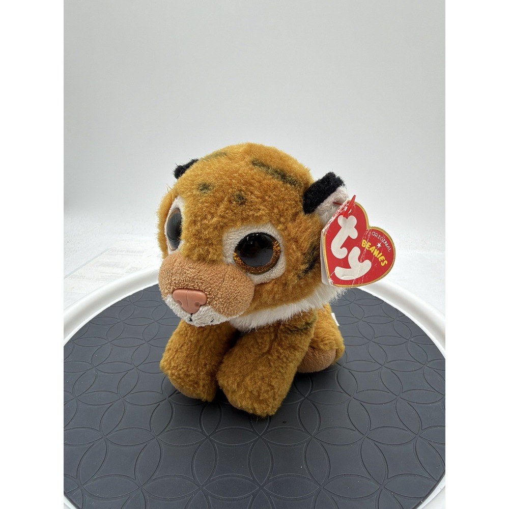Ty Beanie Baby Tiggs Tiger 2017 Orange Black Plush 6 inch 42105